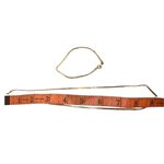 Black and Gold Avon Bracelet Necklace Earrings Set Clip Ons Vintage 70s 80s Jewe Photo 4