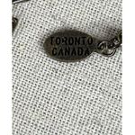 Belladonna Cross Necklace VTG Signed Collar Blue Crystal Rhinestone Enamel Rare Photo 7