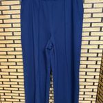 On 34th‎ Navy Ponte Pull On Wide Leg Pants Size Large Blue Photo 0