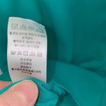 Naked Zebra 𝅺 Tank Top Teal Green & Cream Sz Sm EUC Photo 4