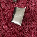 Carmen Marc Valvo Gorgeous wine color double layer tank Photo 2