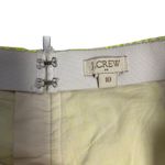 J.Crew  Factory  Women's Neon Green Jacquard Skirt Size 10 Photo 5
