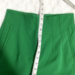 ZARA Green Pants With a High Waist Straight Leg Classic Minimalist Office S Photo 7