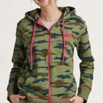 Heritage Hoodie Size Small Woodland Camo Green Pink Full Zip Photo 0