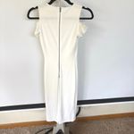 Alice + Olivia NWT Air Meya Bodycon Midi Dress Bridal Off White Wedding Size 0 Photo 4