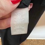 Karl Lagerfeld  black cold shoulder cropped jumpsuit exposed gold zipper size 2 Photo 7