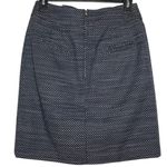 Anthropologie LIEFSDOTTIR Women’s Blue Tweed Bow Button Up Mini Skirt Photo 2