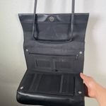 Kolton Black Leather Shoulder Bag with Minimalist Design Photo 9