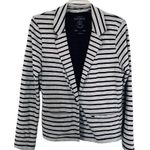 Superdry striped nautical ecru navy jersey blazer size Small Photo 5