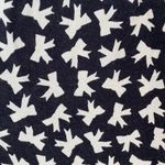 Red Valentino  black tie waist bow print pants Photo 2