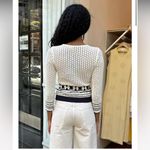 Hunter Tuckernuck  Bell Anchor Skylar Sweater Medium preppy nautical NEW $435 Photo 5