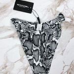 Pretty Little Thing Snake Print Bikini Bottoms Photo 3