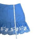 J.Crew Linen Embroidered Mini Skirt Size Small Photo 4