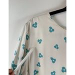 Boden Womens Dress Blue Black Azelea Ombre Silk Floral Mini Shift Tunic Size 16 Photo 6