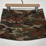 Urban Outfitters  Corduroy Camo Micro Mini Skirt Size Medium Photo 0