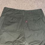 Levi's Levi’s Ribcage Straight Utility Wide Leg Cropped Cargo Pant Olive Night Green 32 Photo 6