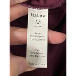 Halara  Casual Cropped Wide Leg Lounge Pants Maroon High‎ Waist Womens Medium Photo 3