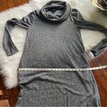 Charcoal Cowl Neck Sweater Dress Size Small by AGB Photo 9