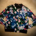 AQUA Capsule Floral Zip Up Jacket Size Medium-New Photo 1