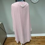 Slny Womens Two-Piece Pink Capelet Jacket Dress Rhinestone Keyhole Neckline Plus 22w Photo 2