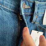 Calvin Klein Jeans 🆕  Raw-Hem High-Rise Straight Jeans 25🆕 Photo 12