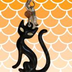 Nwot cute little black cat earrings! Black Photo 4