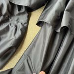 Vintage 80s Black Sweetheart Strapless Ruffles Bow Sequin Tiered Prom Dress SM Photo 9