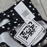 California Sunshine  Women's Printed Twist-Front Bikini Top‎ 0 NWT Photo 2