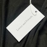 Lovers + Friends  Emmy Dress Black Long Sleeve Tie Front Size XS. NEW Photo 9