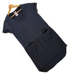 Dolan Left Coast Collection Loren Anthropologie Black Boxy Tunic Dress Medium Photo 2