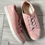 Vionic  Jean Pink Suede Sneakers- US 10 Photo 0