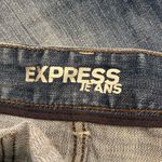 EXPRESS  Womens size 0 Short Stella stretch blue jeans retro vintage Y2K Photo 3