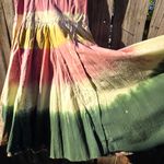 Solitaire  Skirt Striped Long Cotton Pull On M Photo 1