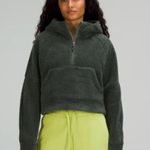 Lululemon Scuba 1/2 Zip Hoodie Smoked Spruce Fleece Sherpa XS/S Photo 0