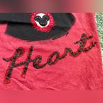 Disney NWT Kid At Heart Mickey Mouse red jeweled t-shirt, size large Photo 2