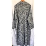 Anthropologie Pilcro Duster Cardigan Sweater Maxi Double Breasted Blue Large Photo 9