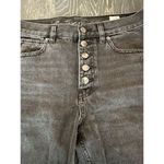We The Free by Free People Black Distressed Button Fly Denim Jeans Women’s SZ 27 Photo 5