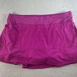 Lululemon 14 Tall Pace Rival Skirt 4-way Stretch 15" Dark Prism Bright Hot Pink Photo 3