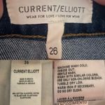 Current/Elliott NWT Current Elliott Womens Jeans Denim Blue High Rise Slim Straight Size 26 Photo 7