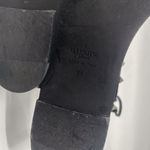 Valentino Garavani Rockstud Studded Lace Up Black Gladiator Leather Sandals 39 Photo 8