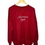 American Eagle oversized fleece graphic crew neck sweatshirt Photo 1