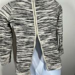 Anthropologie Lou & Grey Zipper Back Marbled Space Dye Sweater size XXS Photo 6