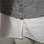 Jordan Alexander striped bell sleeve twofer top size large Photo 6