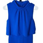 DKNY Bright Royal Blue Blouson Wide leg Jumpsuit Photo 4