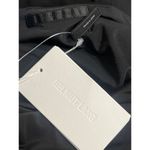 Helmut Lang Turtleneck Faux Leather Dress in Black XSmall New Womens Midi Jersey Photo 6