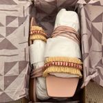 Anthropologie Embellished Tie Up Sandals new in box 8 Photo 5