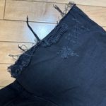 We The Free  Black Denim Jean Shorts Jorts Cut Offs Size 27 Free People Photo 4