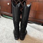 Pierre Dumas  Emerson-26 Tall Black Faux Leather Riding Boots Size 7 Photo 3