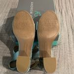 Andrew Geller  Fayer Heels in Taffy Teal 9 1/2 Photo 1