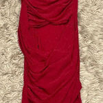 Jlux label slinky sparkly red dress size small Photo 0